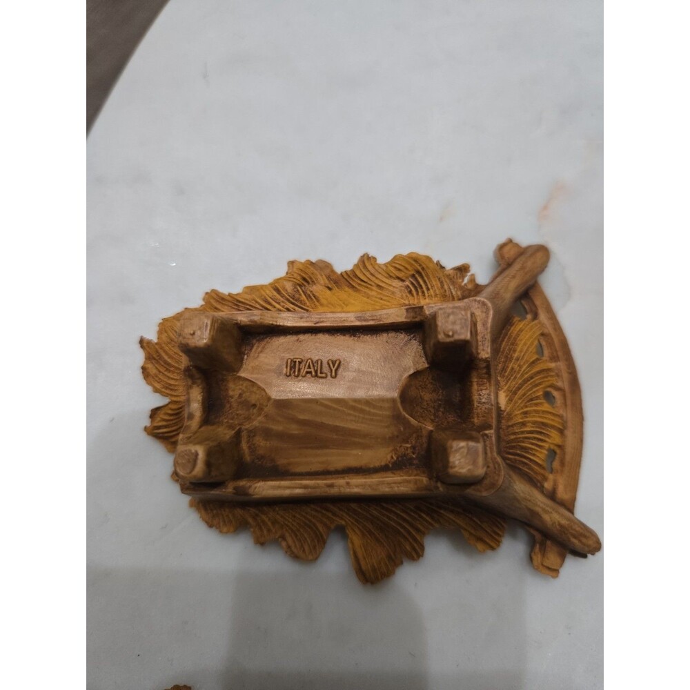 Vintage Fontanini Italy Removable Baby Jesus & Crib Manger Set Nativity Figurine - Picture 3 of 6